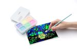 HIMI 23ML 6 FLUORESCENT COLORS GLOW IN THE DARK GOUACHE PAINT SET - Image 5