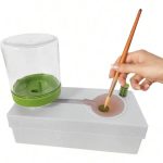Green Paint Brush Washer