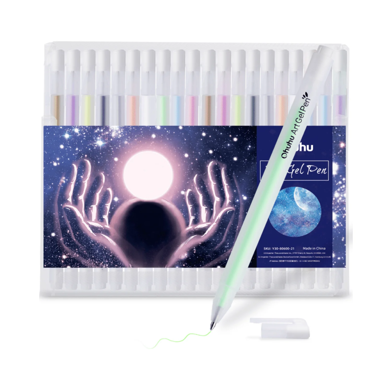 ⁦Ohuhu Premium Gel Pen Set 20 Pcs⁩ - الصورة ⁦1⁩